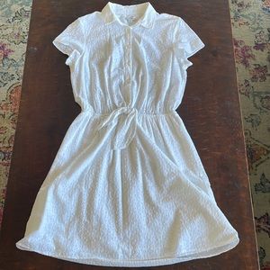 Jcrew womens eyelet dress